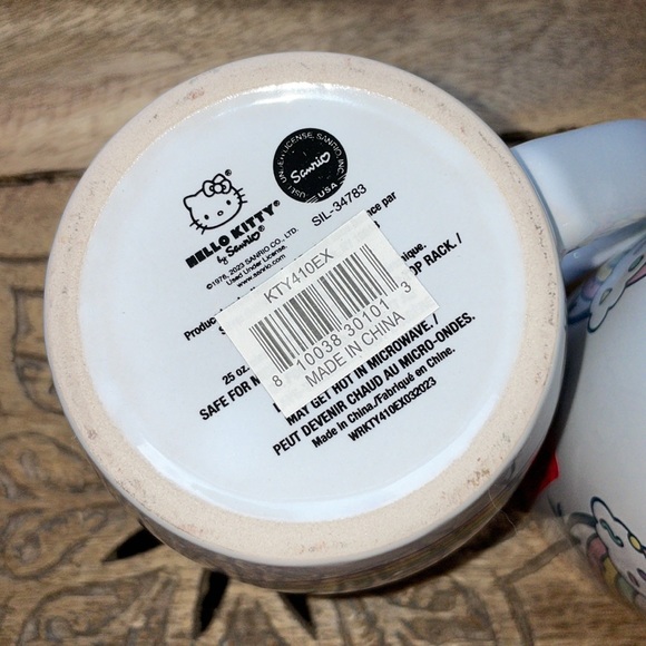 2 HELLO KITTY 🐱 Set of 2 large coffee mugs 🐱🌈 NWT🌈 - Picture 13 of 16